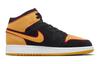 Jordan 1 Mid SE Black Vivid Orange GS FJ4924-008