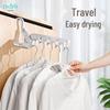 Etravel Portable Foldable Travel Clothes Hangers