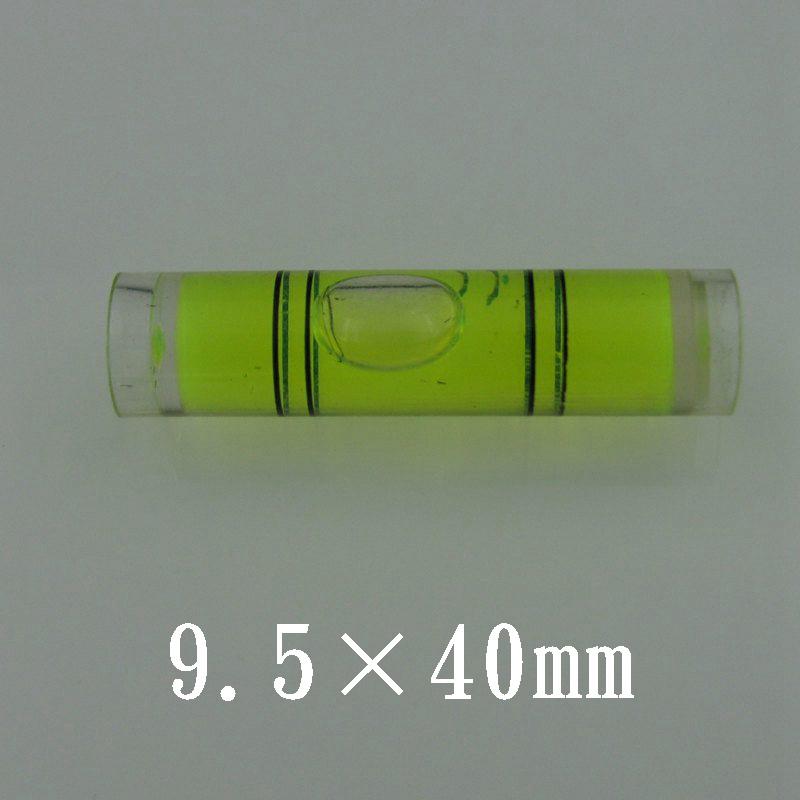 Poziomica bańka plastikowa poziomica bańkowa Rurkowe fiolki Kolor Czerwony Niebieski Zielony 8*35mm 9.5*40mm 1 szt.