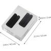 Cabilock Acrylic Double Slot Ring Display Stand Square Jewelry Display Organizer Home Store Stora...