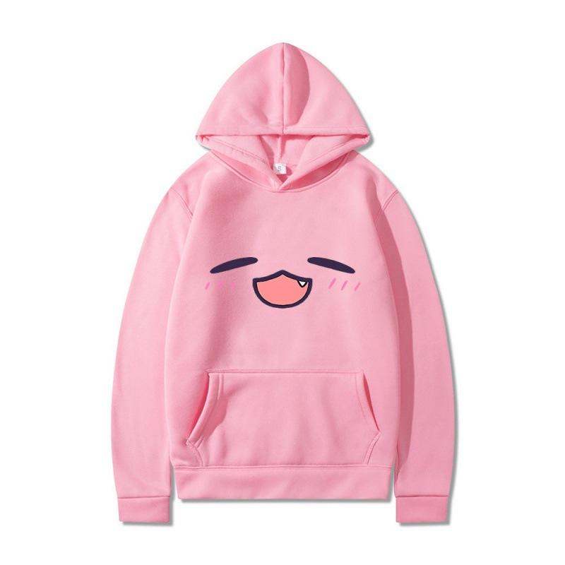 Tako Takodachi Face Hoodies Anime Hololive Hoodies Men's and Women's Sweatshirts