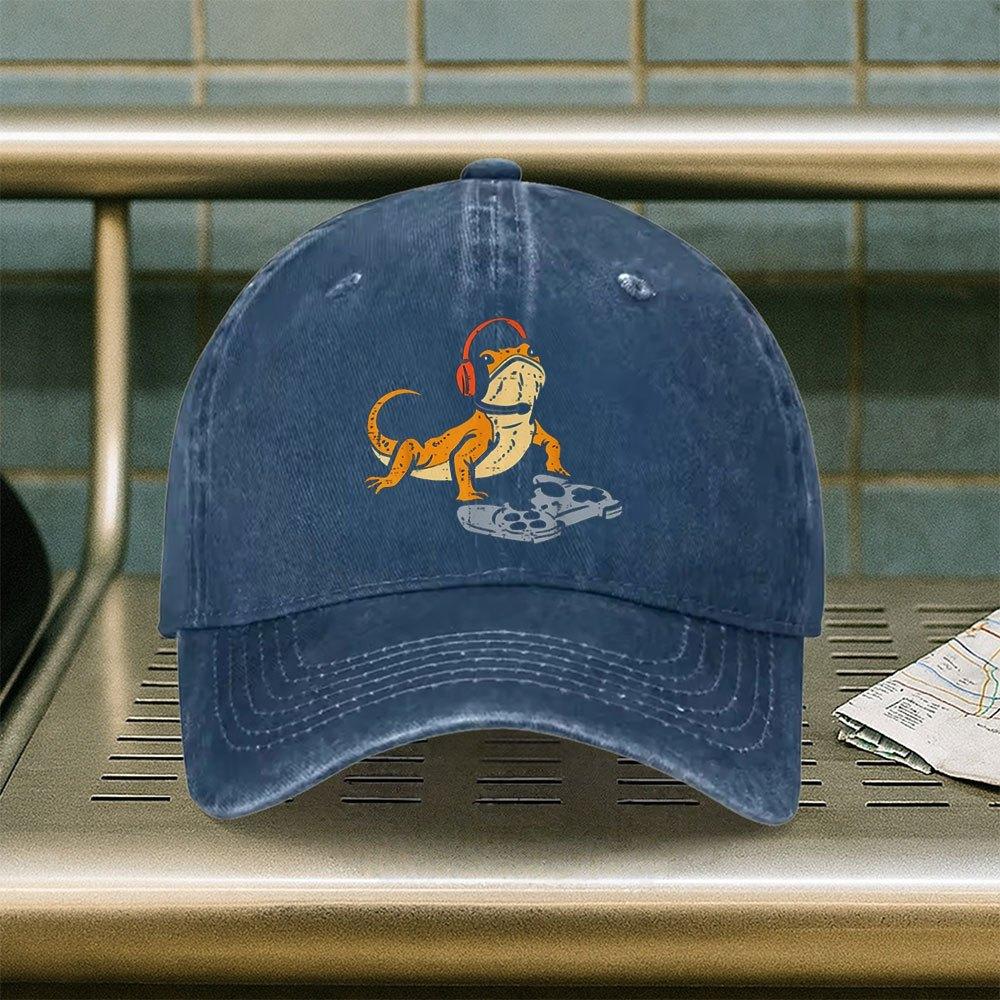 Casual Lizard Baseball Cap Stretch Fit Anime Theme Ideal for Running Fitness and Everyday Wear Perfect Gift for Family a