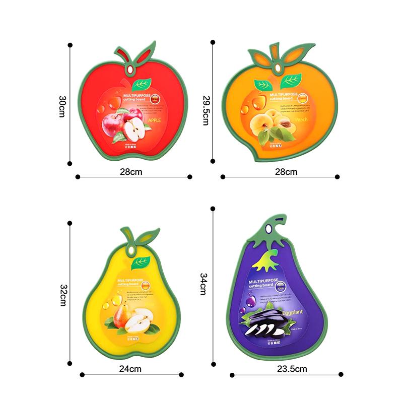 Creative Fruit Shape Food Cutting Block Slice Vegetables Chopping Boards Pp Material Mincing Flutto Kitchen Tools Cookware