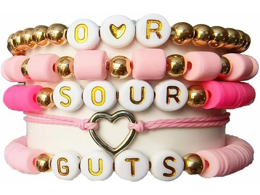 

Набор браслетов Оливия Родриго из фиолетовой глины