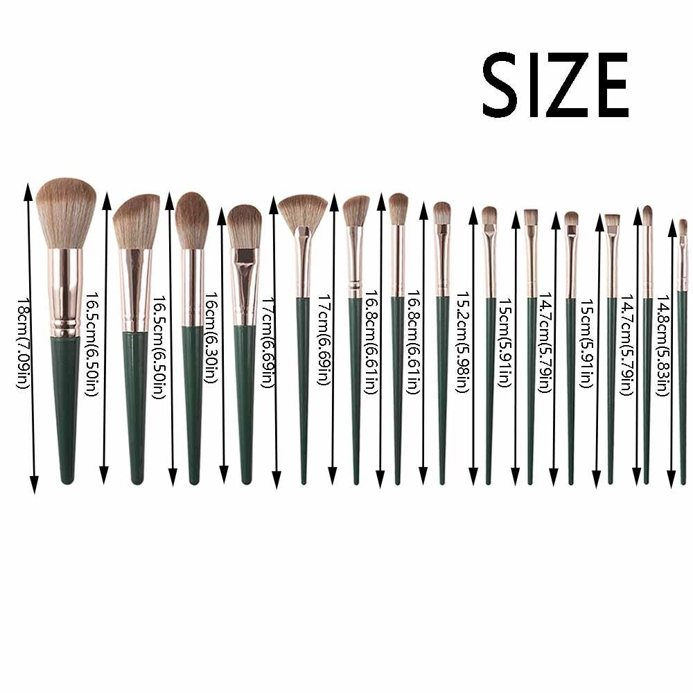 14Pcs Portable Set Makeup Brushes Set Soft Bristle Professional Makeup Tools  Full Face Makeup