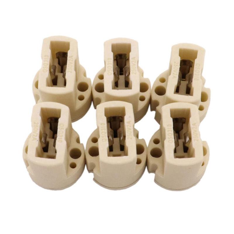 0.2m Ceramic G9 Halogen Type power socket led Lamp bulb Base 250V 2A Ceramic Holder cable wire connector G9 lead LED lights
