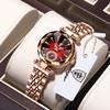 Luxury Ladies Wristwatch Waterproof Stainless Steel Quartz Elegant Watches For Woman Simple Casual Dress Women's Watch