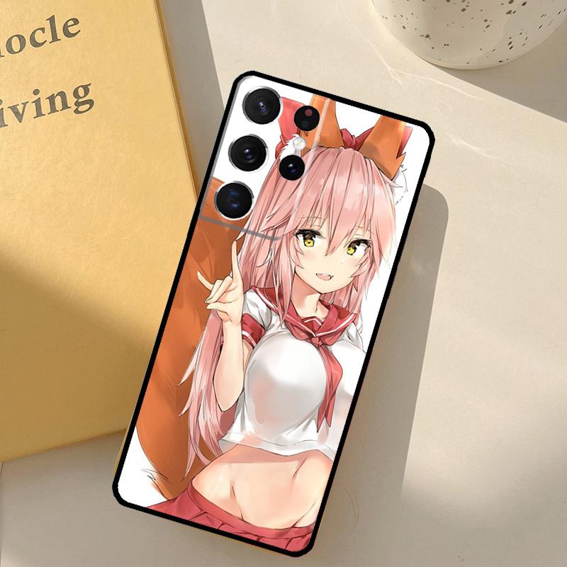 Anime Girl Cartoon Japan Cute Phone Case For Samsung Galaxy S24 Ultra S20 S21 S22 S23 S25 S9 S10 Plus S25 FE Cover Shell