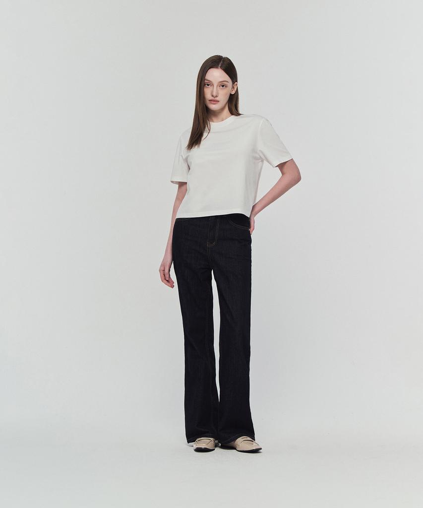DUVETICA Mirasol Crop (Light Ivory) (Women'S Short Sleeve T-Shirt)