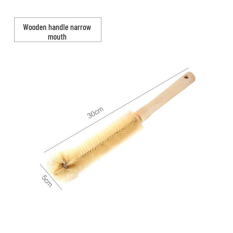 Long Handle Stiff Bristle Brush for Kitchen, Cup, and Soy Milk Machine Cleaning