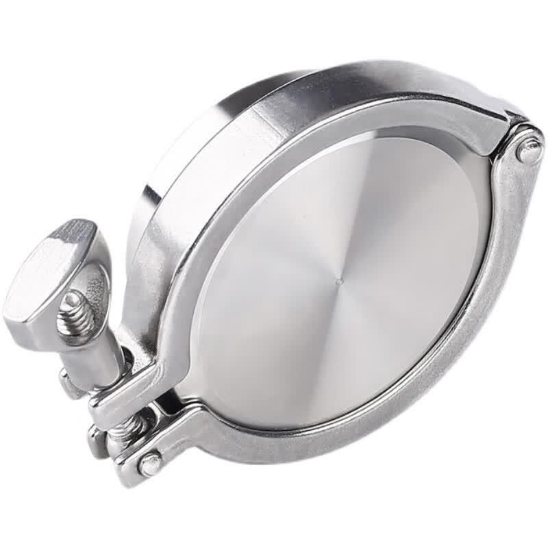 316L Stainless Steel Sanitary Quick-Connect Blind Plate Set