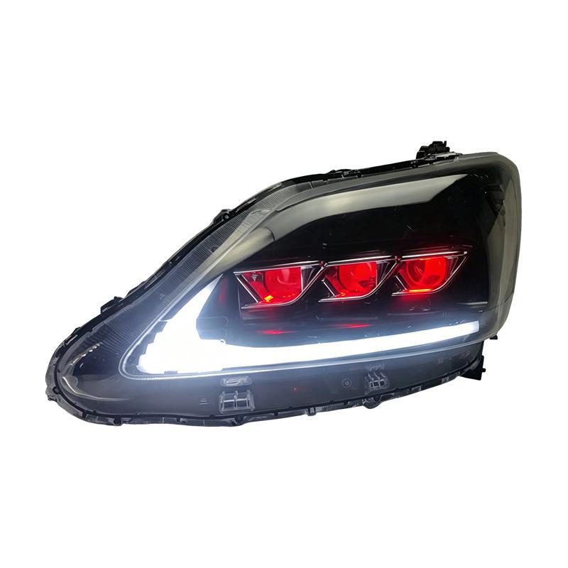LED Projector Headlight Assembly with Flowing Turn Signal for 2012-2015 Toyota Innova