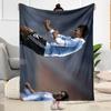 Manchester City Player Action Blanket Soft & Cozy Suitable for Seaside Office Chair Bed Four Seasons Universal Modern