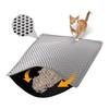 Cat Toilet Mat, Cat Litter Mat, Waterproof Cat Litter Removal Mat, Double EVA, Scattering Prevention, Odorless, Urine Prevention, Anti-Slip,
