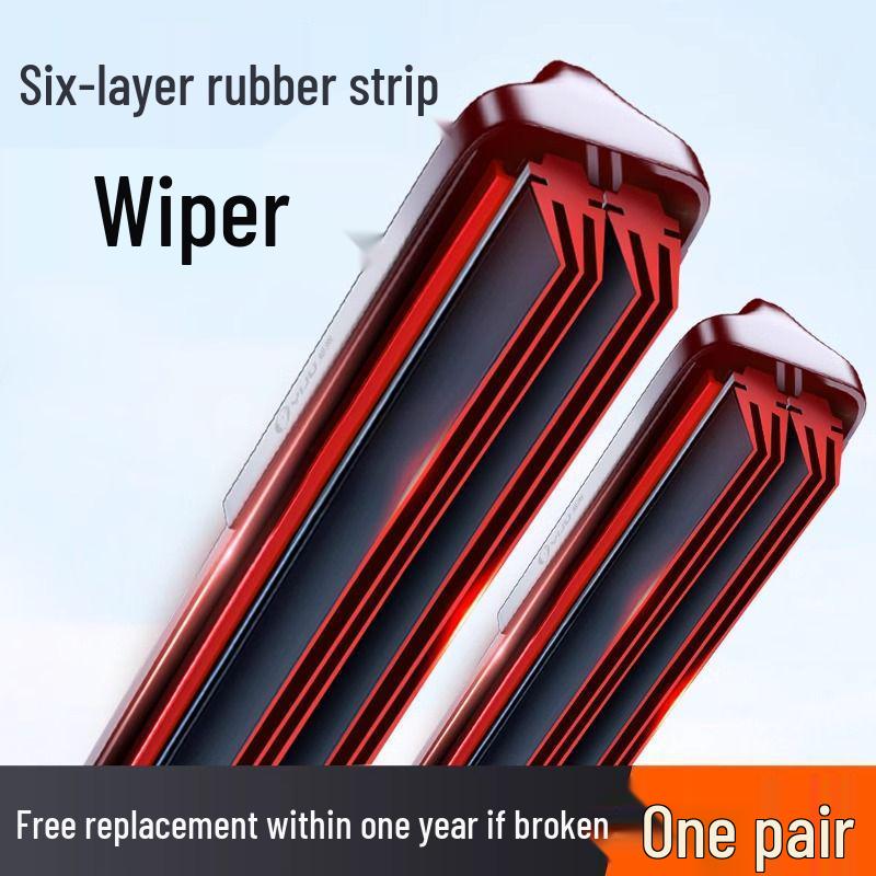 Frameless Wiper Blade with Six-Layer Rubber Strip for Emgrand L/Hi.X/Binyue/Xingrui/Xingyue/L/Panda/Jiaji Geely Xingrui All Years