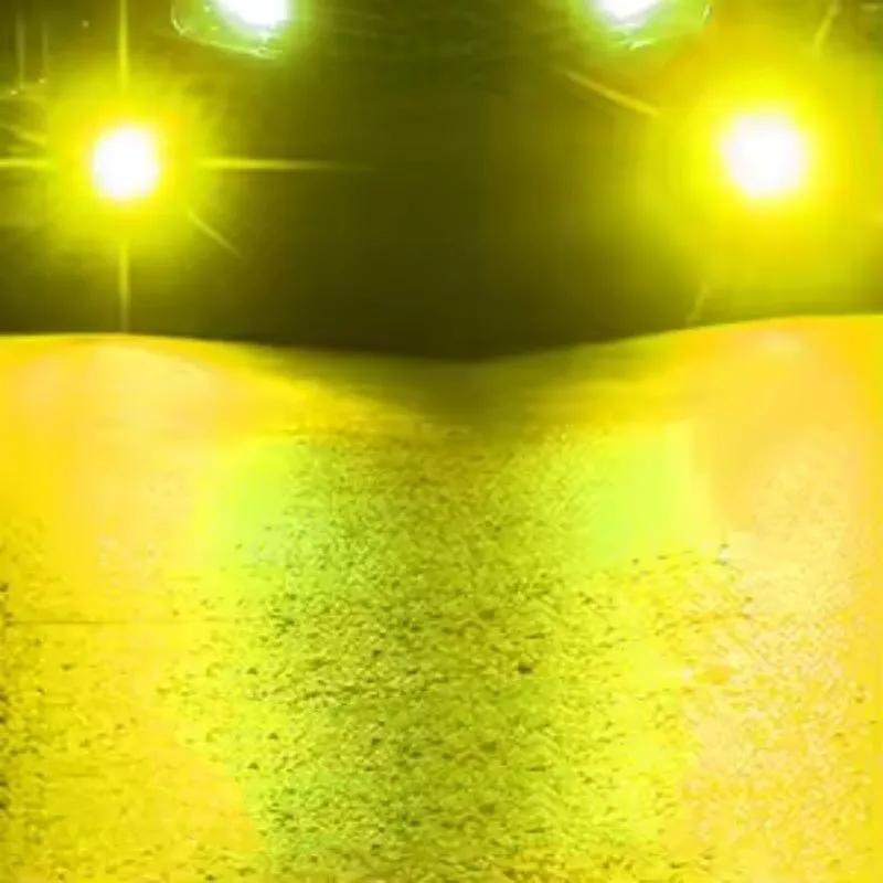 H7 CSP Laser Lens LED Fog Light Bulbs Turbo Fog Lamp 3000K yellow Car 12V T3,2pcs.
