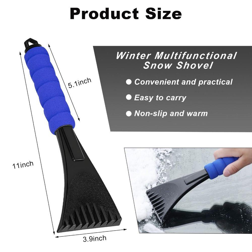 With Foam Handle Ice Scrapers for Car Windshield Scrape Frost and Ice for Truck SUV Vehicles