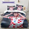 Ivan Perisic Pattern Bedding Home Decoration Birthday Gift ( 1 duvet cover + 2 pillowcase, without core),fan merchandise.