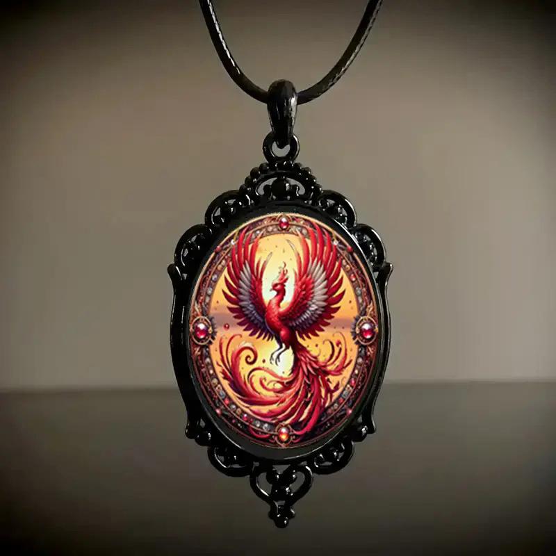 Retro Gothic Moon And Sun Pendant Necklace Women Men Punk Cross Metal Leather Rope Chain Vintage Jewelry Gift