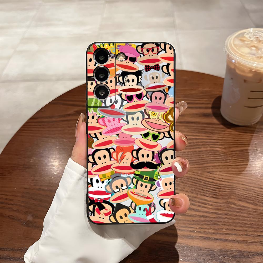Fashion Logo P-Paul F-Frank Phone Case For Samsung S26 S24 Ultra S25 S23 Fe S22 S20 S21 Plus A54 A34 A53 A16 Back Cover