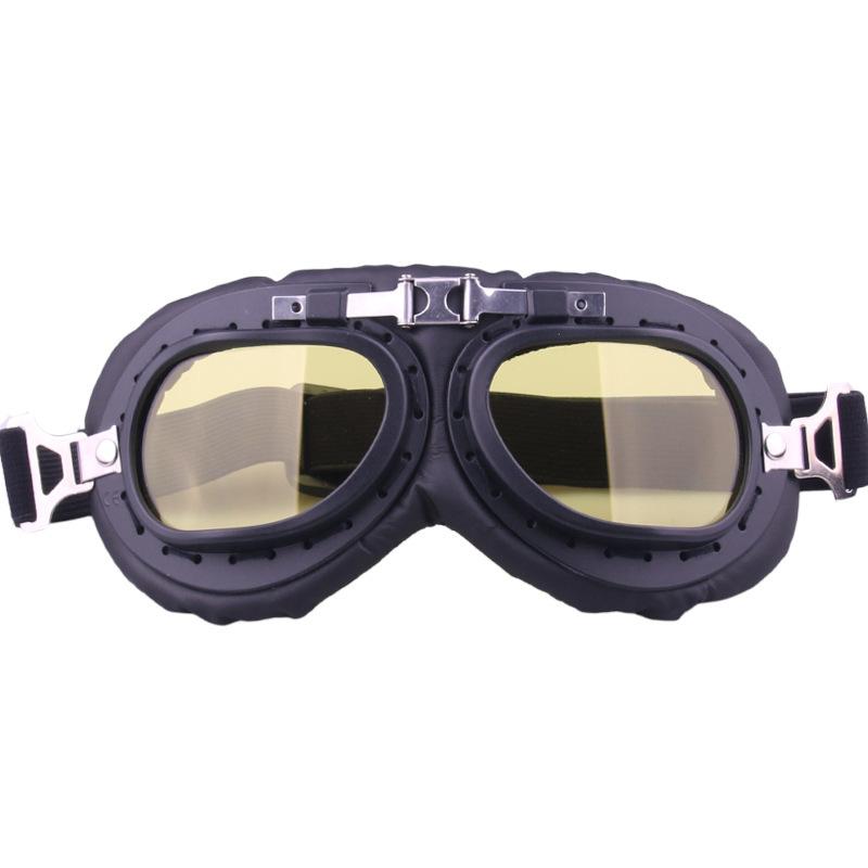 Vintage Motorcycle Helmet Goggles Riding Goggles Retro Glasses Sand-proof Goggles