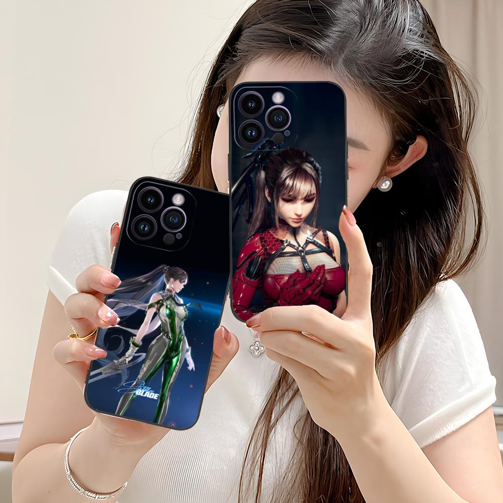 Stellar Blade Game Phone Case for iPhone 16 15 14 13 12 11 X XR XS 8 7 Pro Max Plus Mini Colour Printing Cellphones Pretty Cover