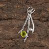 Peridot Pendant Gemstone Jewelry, Handmade 925 Solid Sterling Silver Pendant, Beautiful Silver Jewelry Pendant, Gift For Her