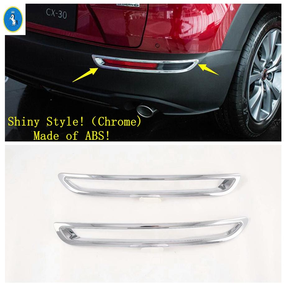 Накладки на задние фонари / Накладки на задний бампер с противотуманными фарами / Декоративные накладки для Mazda CX-30 - 2024 Аксессуары Model A