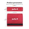 BBEH3 For KIA Car Safety Belt Shoulder Cover Breathable Seat Belt Padding Pad Accessories Sorento Stinger Soul Spectra Niro Cadenza