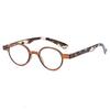 HD Lenses Reading Glasses for Women Men Trendy Flora Printed Far Sight Eyeglasses Retro Casual Small Round Plus Diopter Eyewear