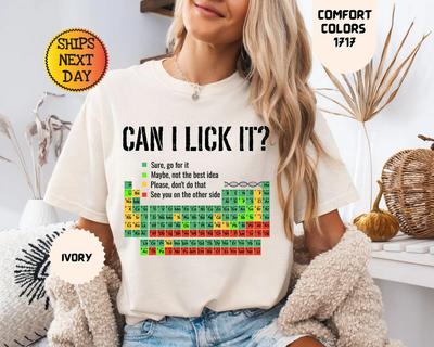 Periodic Table Elements Tshirt Funny Science Humor Poster Style