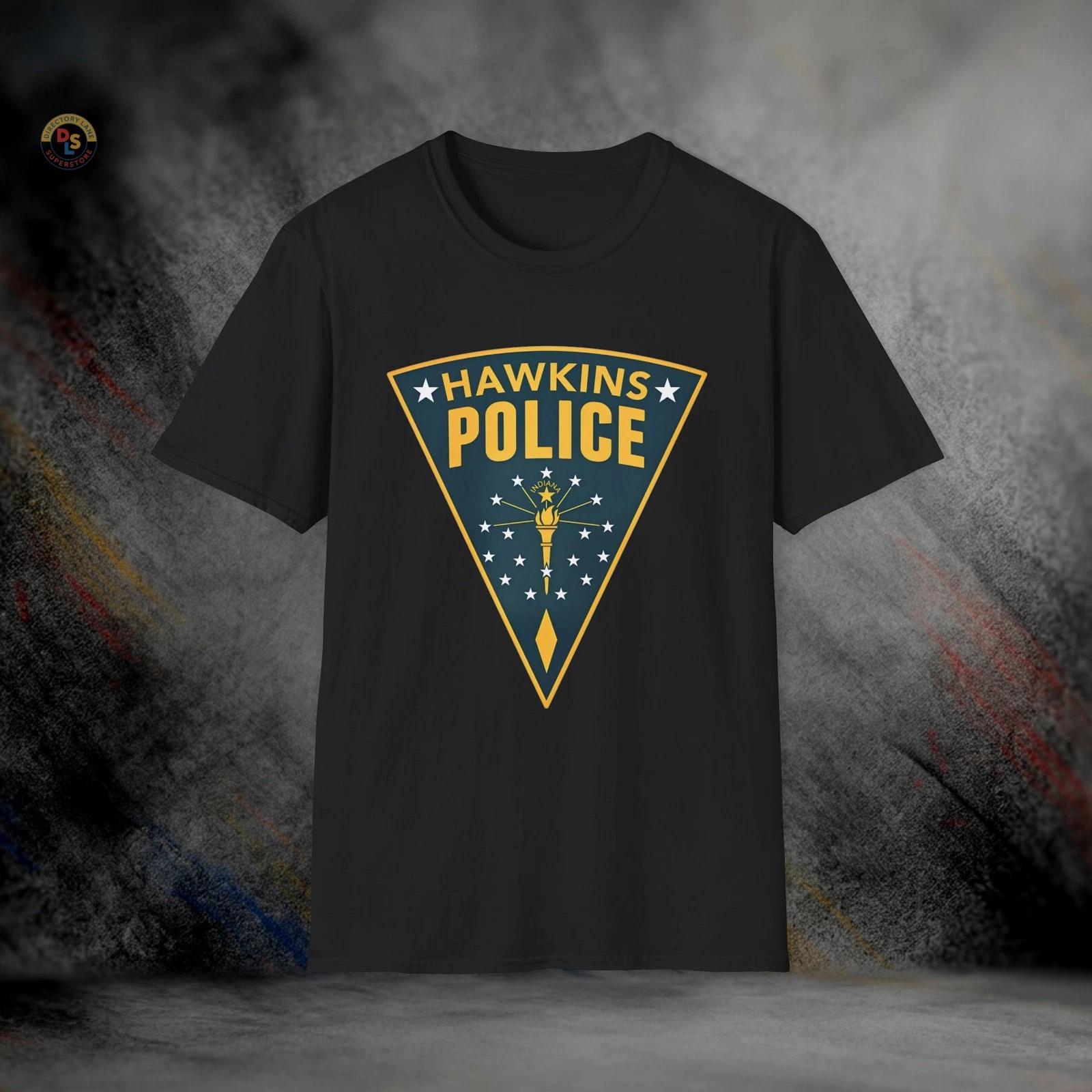 Hawkins Police T-Shirt | Softstyle Tee XXXL