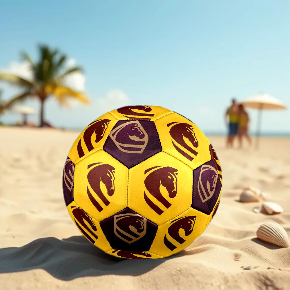 1PC Horse Silhouette Shield Emblem Soccer Ball Size 5 Football Machine Sewn Indoor/Outdoor Universal Football S11