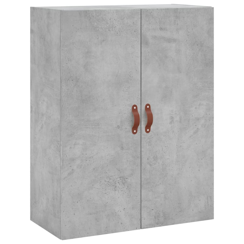 vidaXL Highboard Betongrau 69,5x34x180 Cm Holzwerkstoff