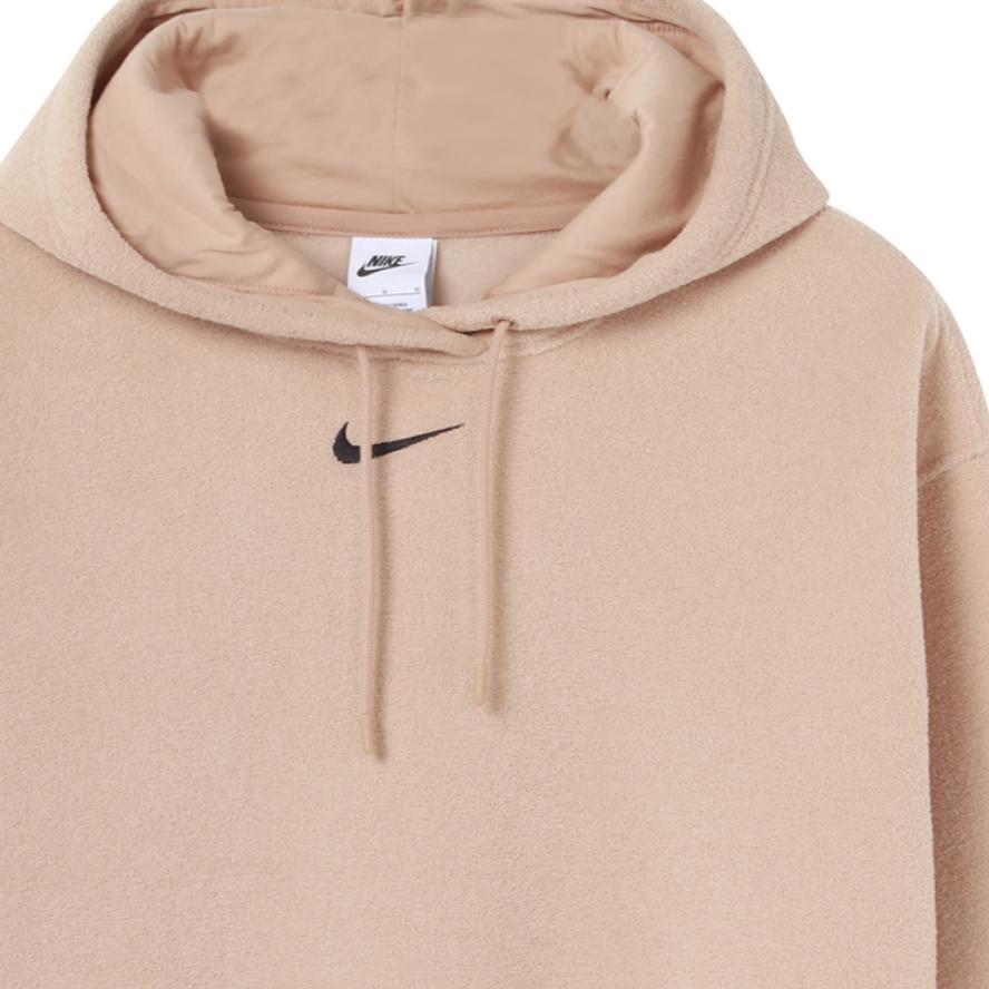 Nike Casual Logo Hoodie Women Tops Mustard DD5119-200