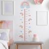 Funny Kids Wall Height Chart Rainbow Pattern Self Adhesive Wall Sticker Decal for Recording Growth Nursery Wall Decors