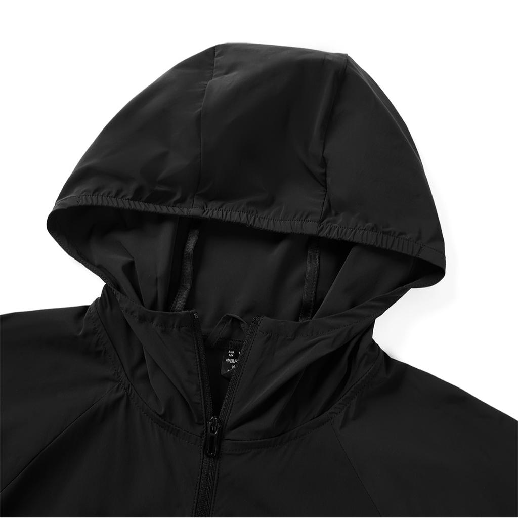 Adidas Hooded Zip-Up Comfortable Long Sleeve Jacket Women Jackets Black JL8237