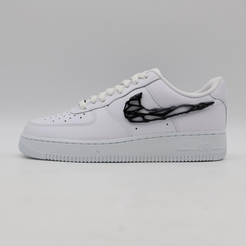 IF1686-101 Nike Air Force 1 Low '07 LX Metal Swoosh White Black (Women's)