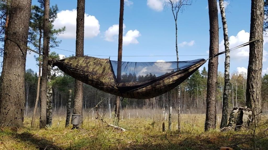 Travel BUSHBED Hugger [BUSHMEN Gear] PRO/camo (camo (tree Included))
