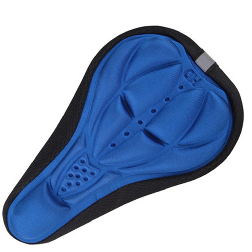 Mountain Bicycle Saddle 3D Soft Thick Breathable Bicycle Seat Cover Bicycle Seat Cushion Silicone Sponge Cycling Accessory