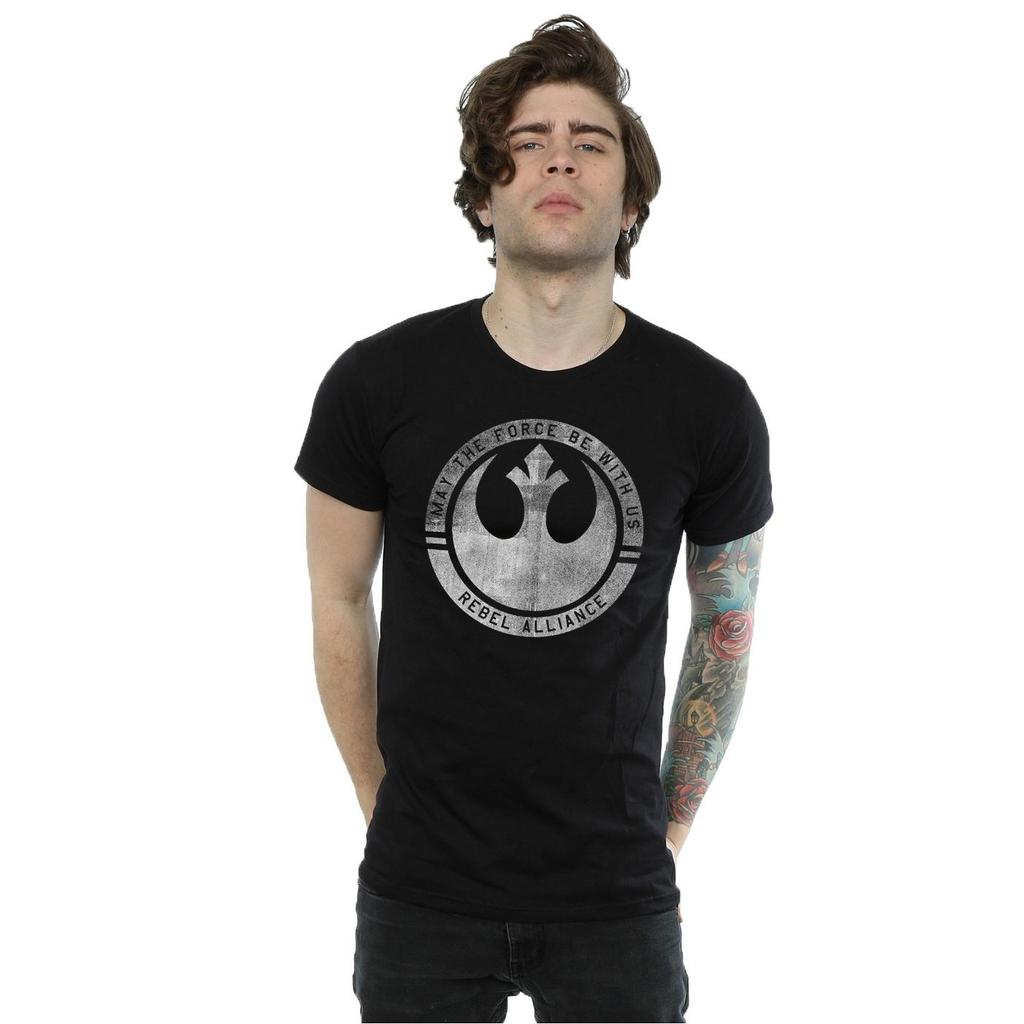 Star Wars Mens Rogue One May The Force Be With Us T-Shirt