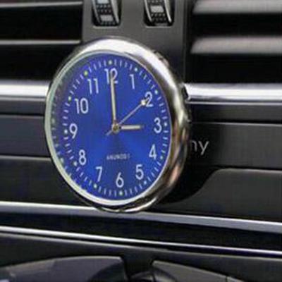Universele Ronde Auto Klok Plak-Op Elektronisch Horloge Dashboard Nachtlichtgevende Decoratie Voor Auto's Auto Accessoires