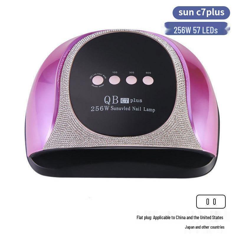 256W High Power UV/LED Dual Light Nail Curing Lamp