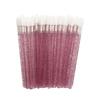 50-Pack Disposable Lip Brushes - Portable Solid Lipstick, Lip Gloss, and Makeup Cleaning Swabs