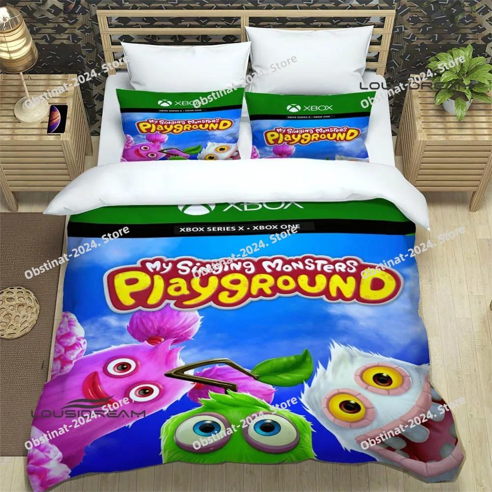Game My Singing Monsters Bedding Sets exquisite supplies set duvet cover bed comforter set bedding set luxury birthday gift