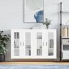 Vidaxl Hangkasten, 2 Stuks, Wit, Houtvezelmateriaal
