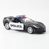 1/36 Scale Corvette Grand Sport C7 Police Car Model Diecast Toy Collection
