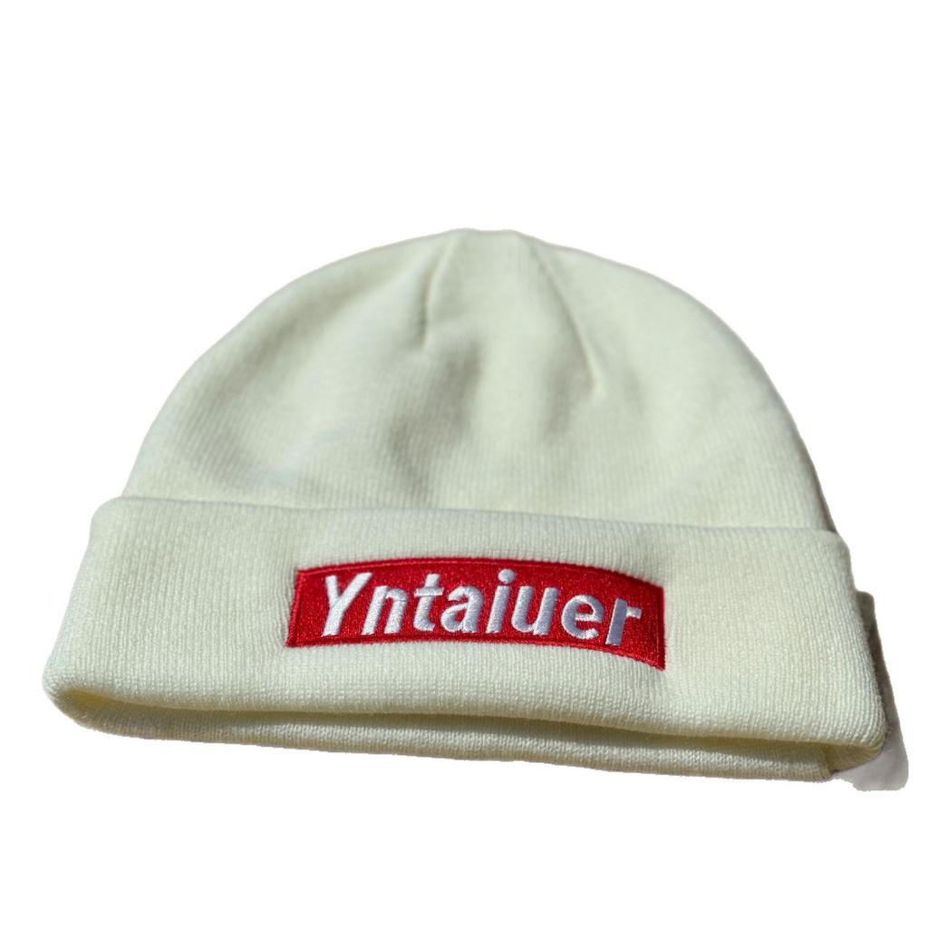 Letter Embroidered Knitted Woolen Hat for Men and Women Autumn and Winter Street Trendy Versatile Face Showing Small Pullover Cold Hat