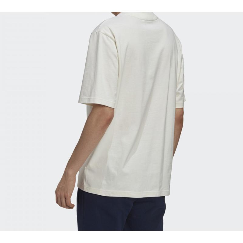 adidas originals Adiplore Premium Sports Round Neck Short Sleeve White Men's GP1114