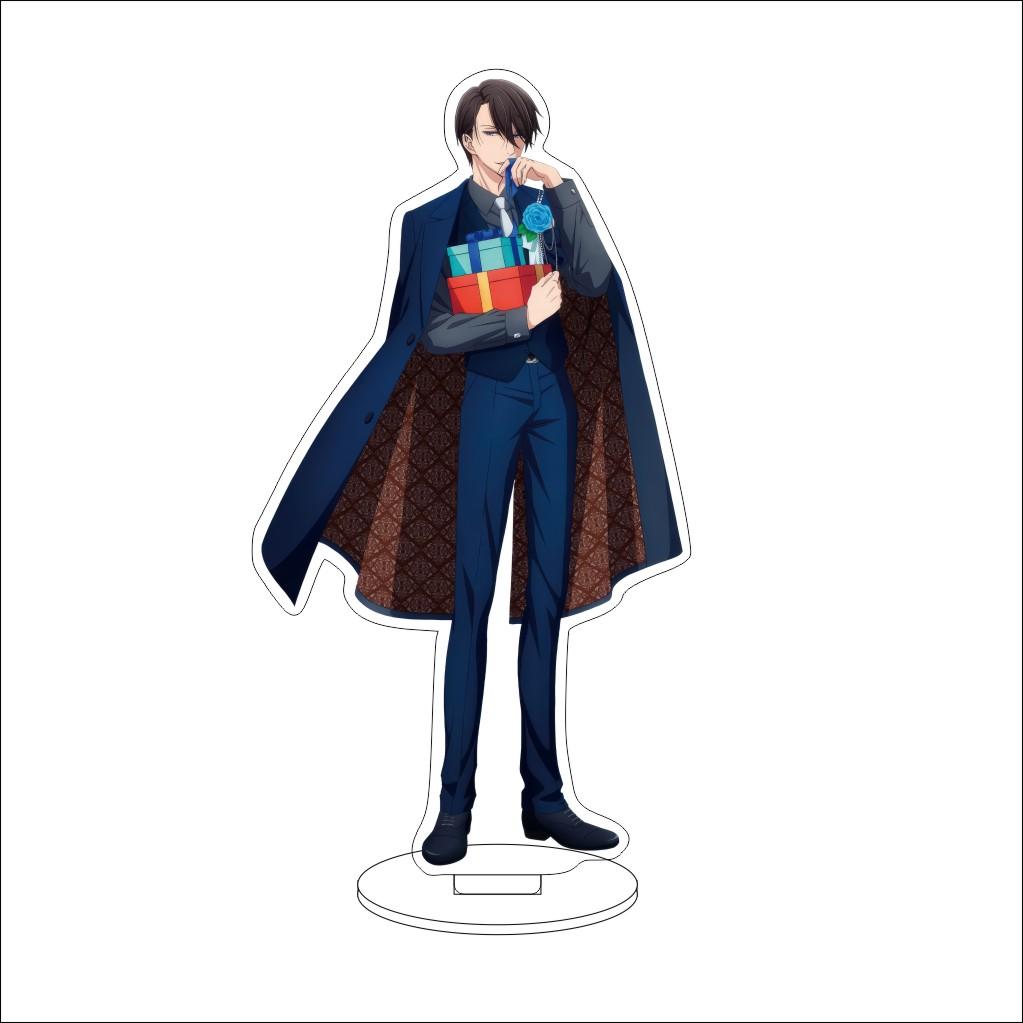 16CM Anime Dakaretai Otoko 1-i ni Odosarete Imasu Cosplay Acrylic Stand Ornaments JYUNTA AZUMAYA Figure Stand Halloween Gifts